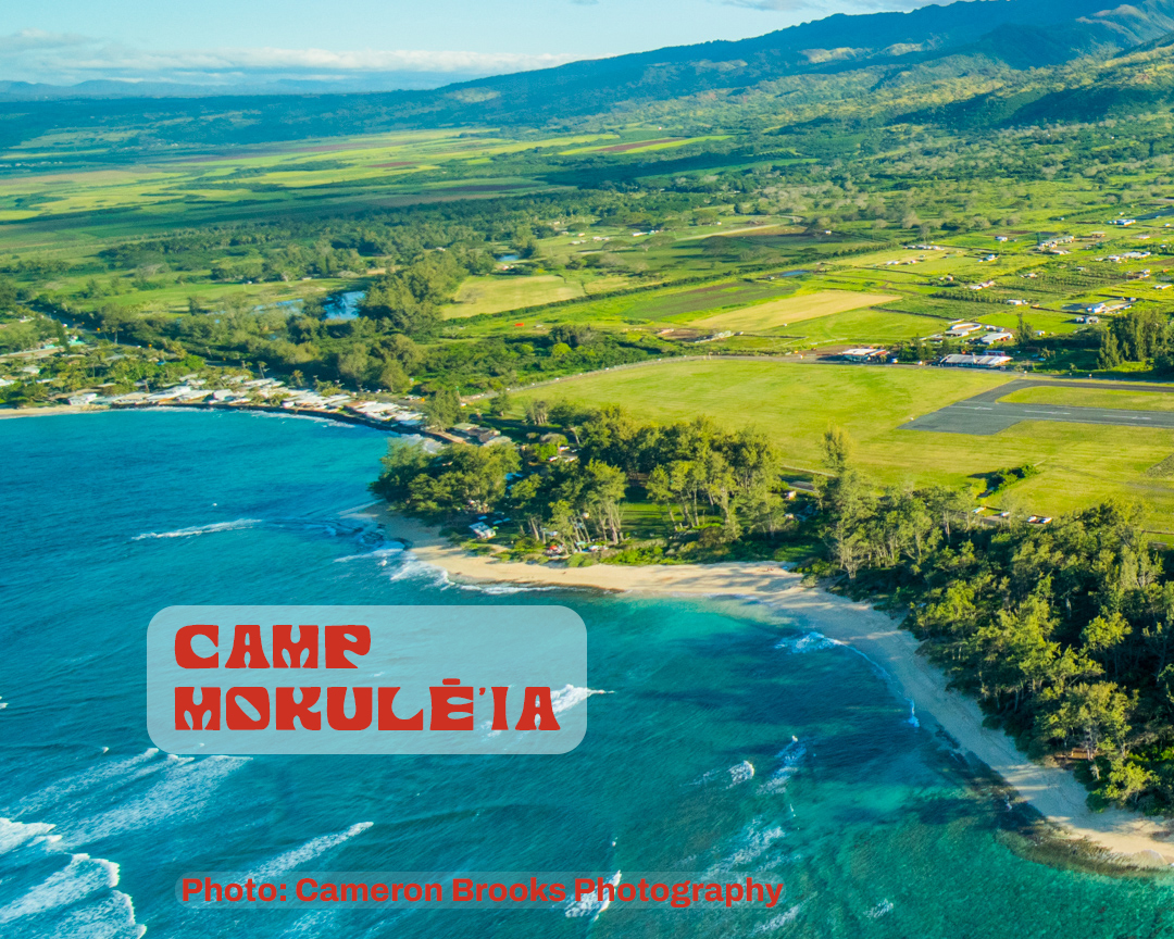 Camp Mokule'ia Aerial