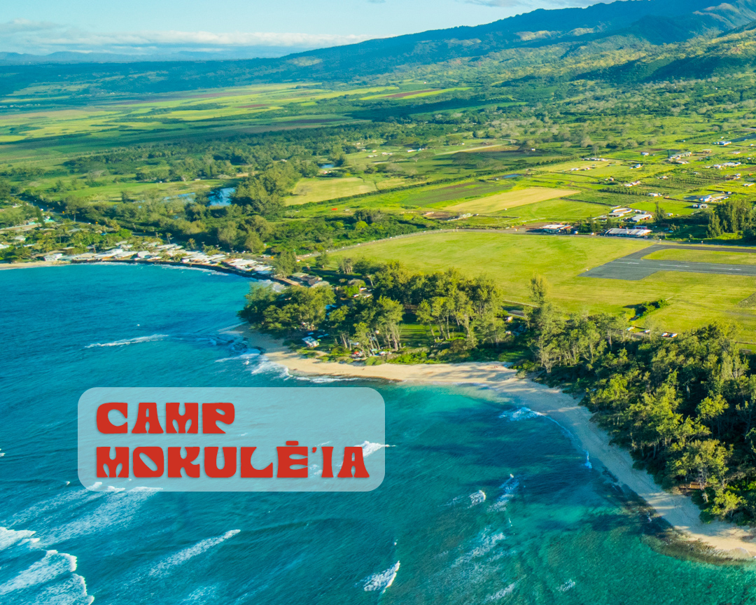 Camp Mokule'ia Aerial