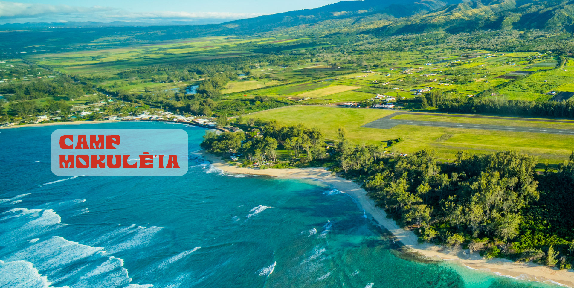 Camp Mokule'ia Aerial